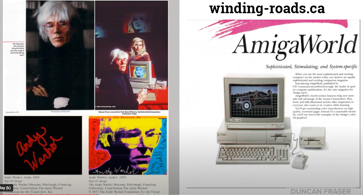 Commodore, Apple, Amiga and Andy Warhol, the Birth of the Home Computer