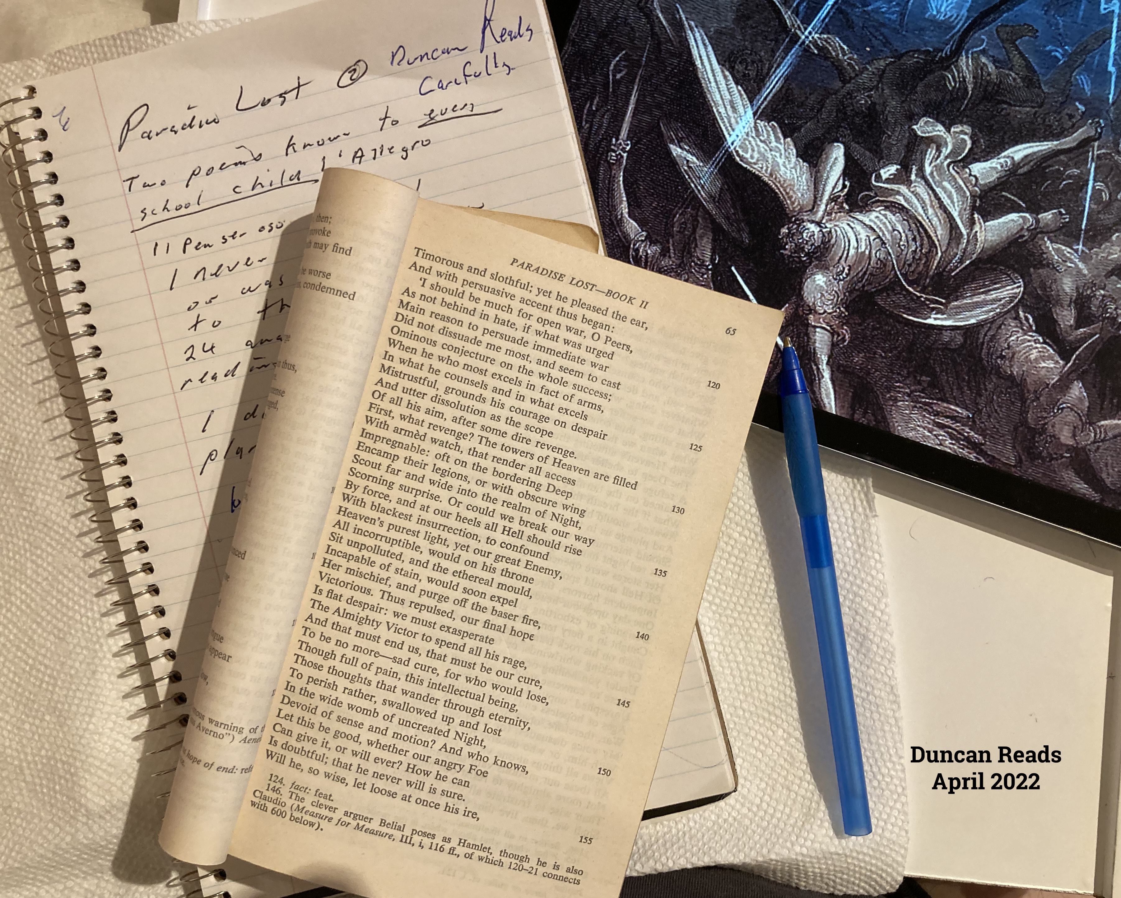 Paradise Lost by John Milton Video Revue by Duncan Fraser