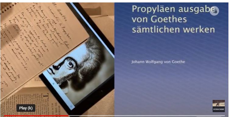 J. W. Von Geothe and The Introduction to The Propylaen , narrated by Duncan Fraser