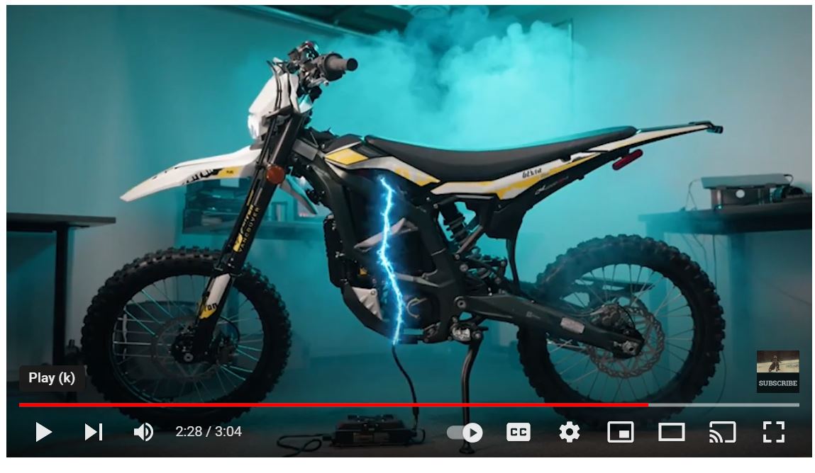 Electric Dirt Bike the Surron Ultra Bee with Ryan Kluftinger from F9. Electrics hit the big time on utube