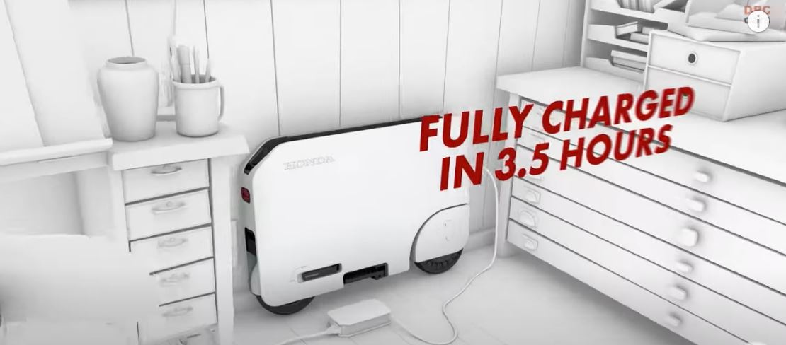 Honda Motocompacto Electric Folding Transporter.