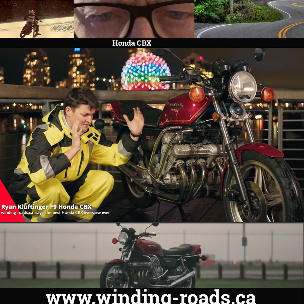 Honda CBX released in 1978 was street a Legal RC166. Ryan from F9 rides one 46 year later and  smiles